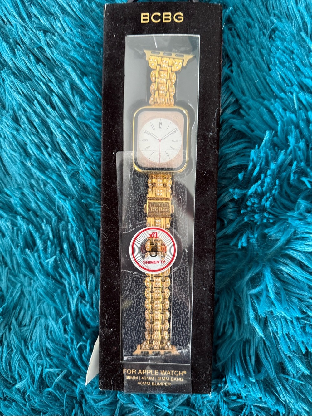 BCBG Gold Tone Braided Link Watch Band